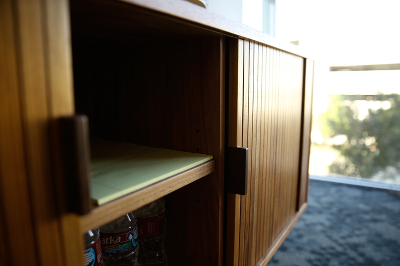 Tambour sideboard